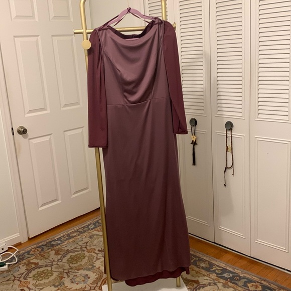 Mac Duggal dress in a mauve size 10 - Picture 8 of 17